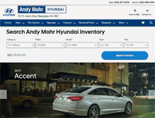 Tablet Screenshot of andymohrhyundai.com